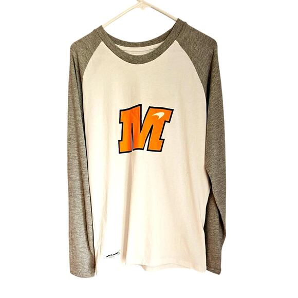 McLaren Formula 1 Team Long Sleeve Raglan Shirt. Castore Better Never Stops Sz M - Picture 1 of 8